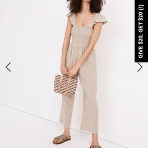 Madewell Linen Blend Jumpsuit